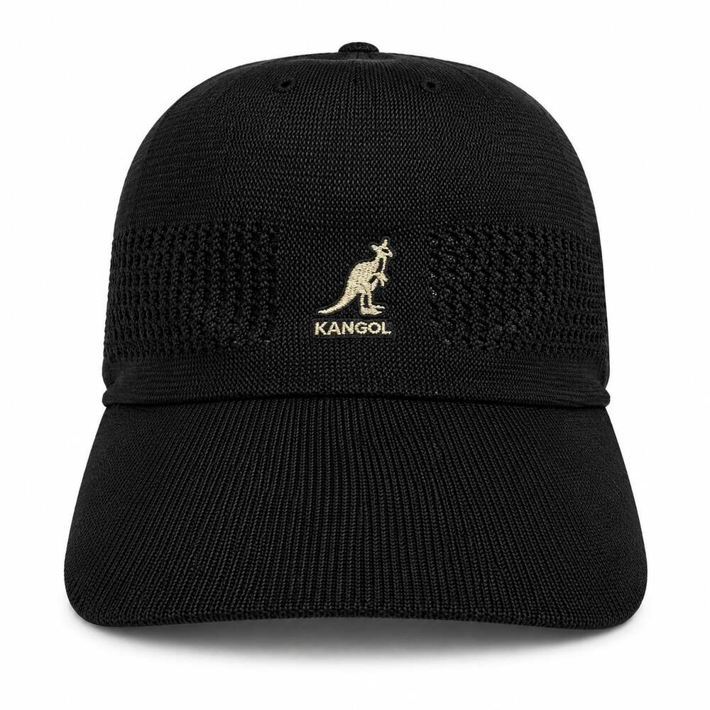 Kangol Tropic Ventair Space Cap Black Baseball Hat Medium